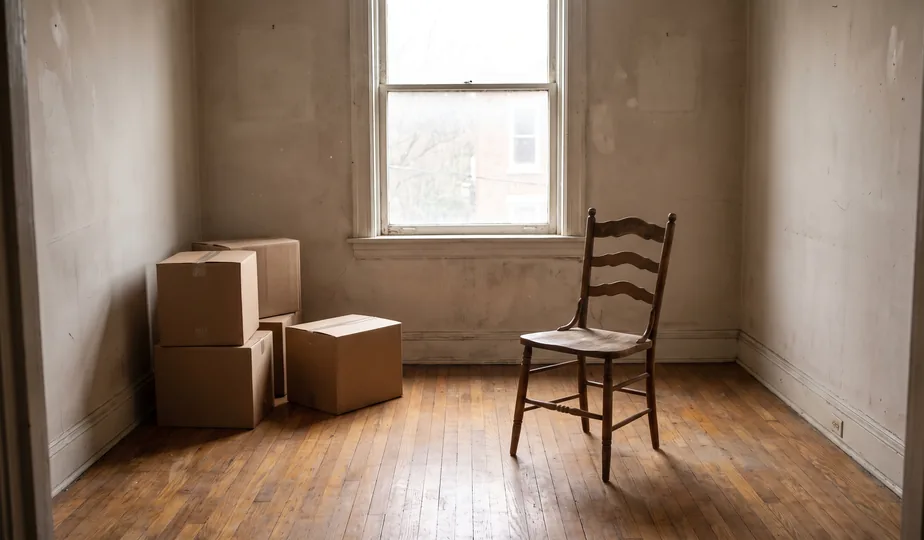 Empty apartment during a rental property cleanout in Portland, Oregon